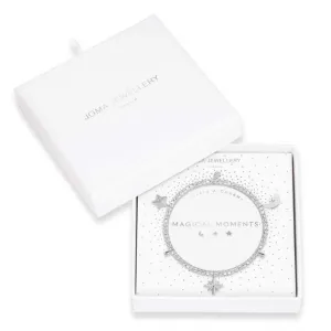 Life's A Charm Magical Moments Silver Charm 17.5cm Stretch Bracelet 3900
