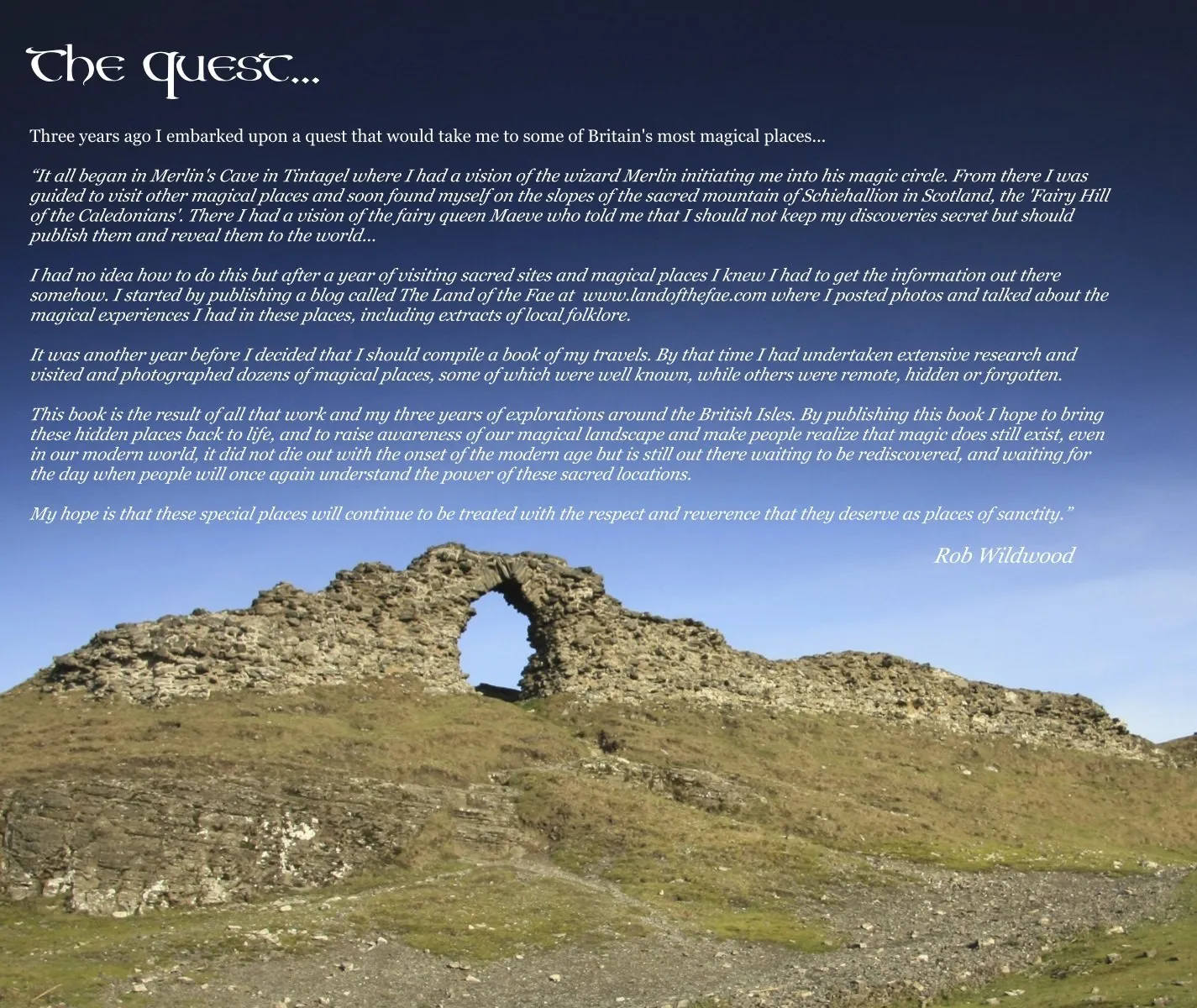 Magical Places Of Britain Book by Rob Wildwood