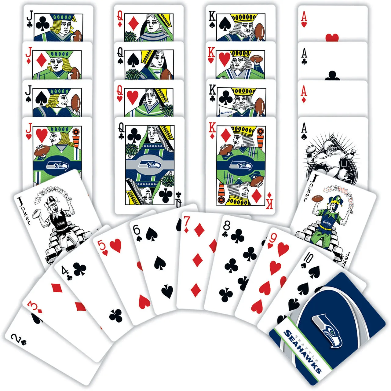 Master Pieces Seattle Seahawks Playing Cards Deck