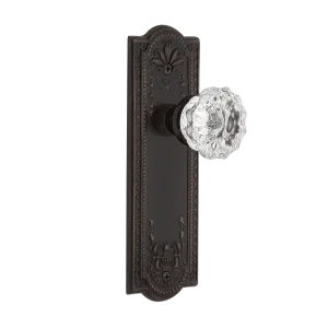 Meadows Long Plate with Crystal Knob in Timeless Bronze