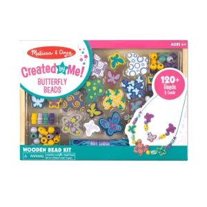Melissa & Doug Butterfly Beads Wooden Bead Kit