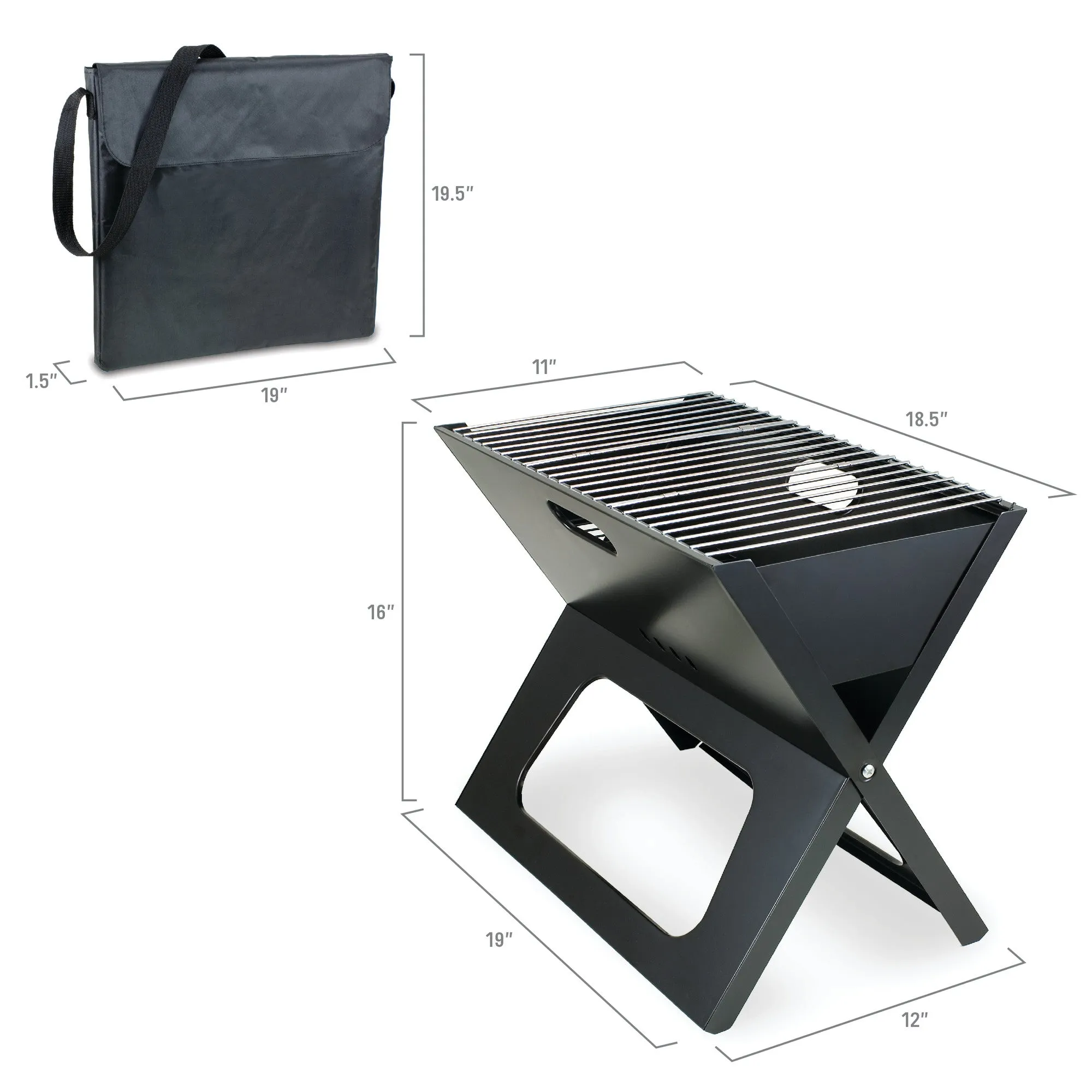 Minnesota Vikings - X-Grill Portable Charcoal BBQ Grill