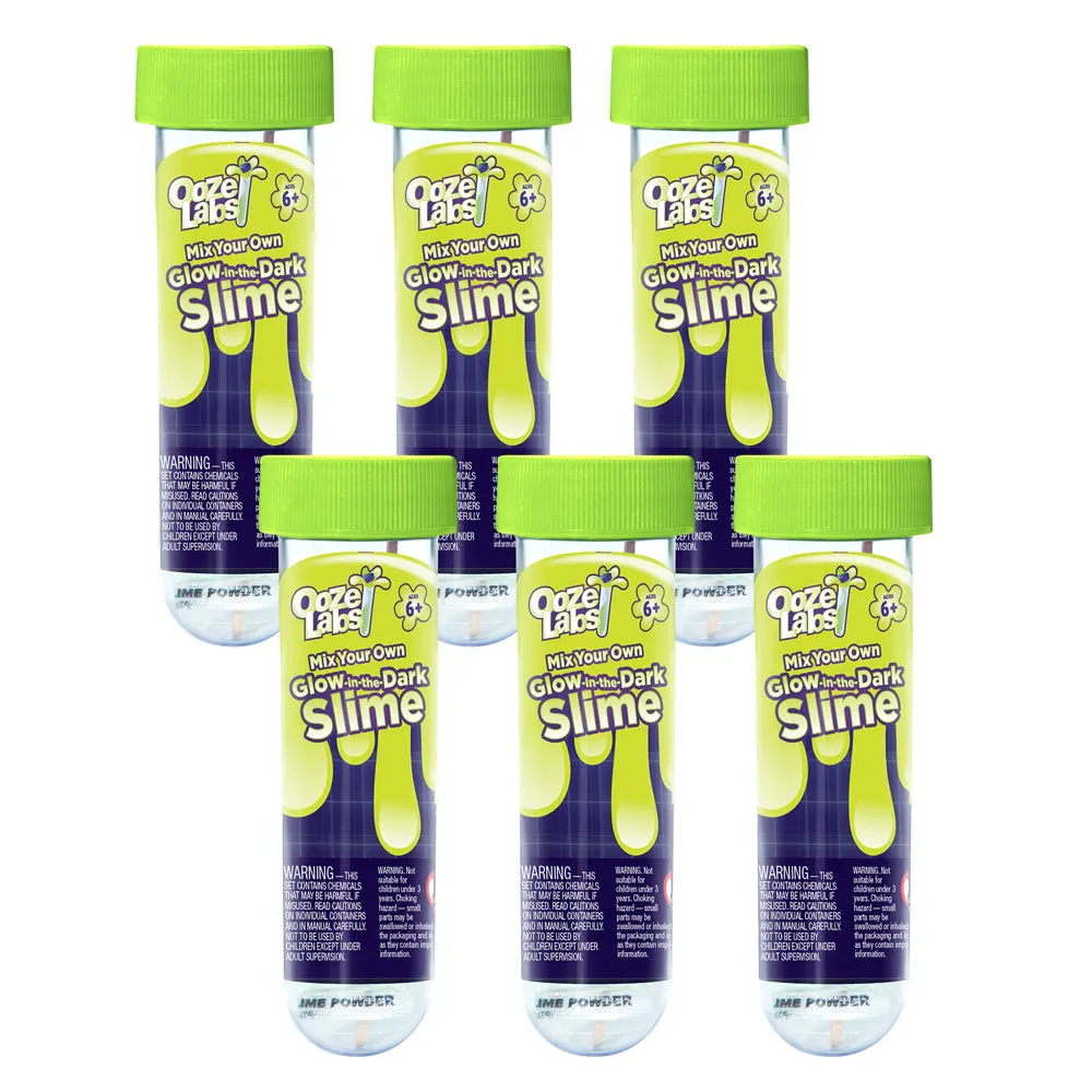 Ooze Labs 5: Glow-in-the-Dark Slime | Bundle of Six
