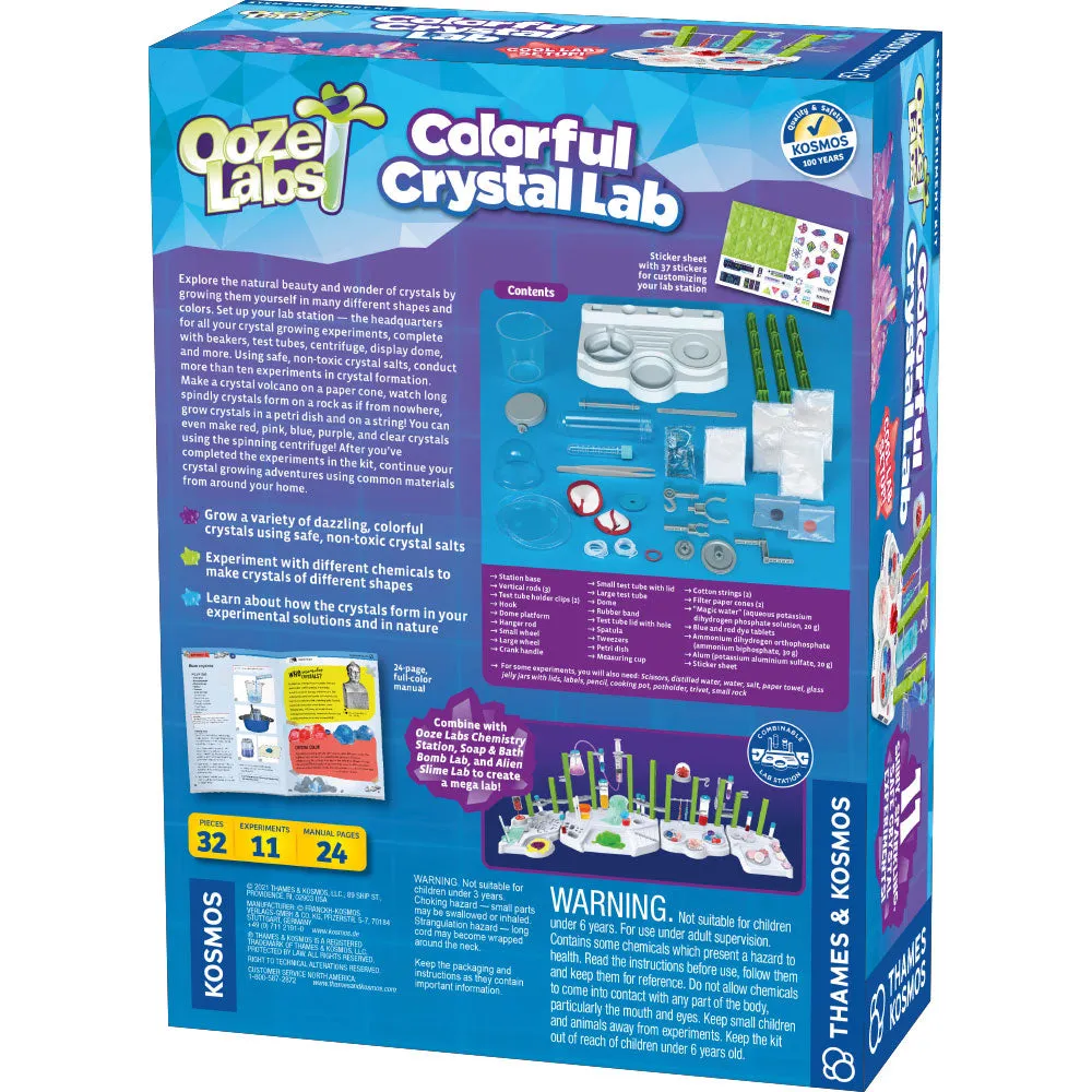 Ooze Labs: Colorful Crystal Lab