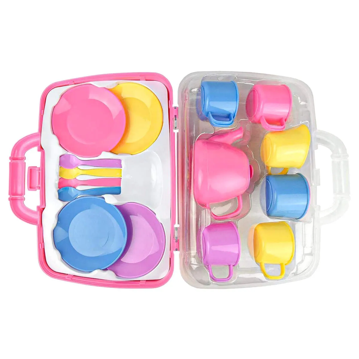 Peterkin Portable Tea Set Pastel Playset