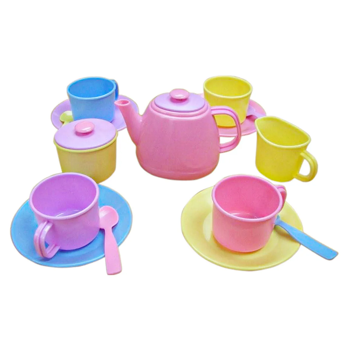 Peterkin Portable Tea Set Pastel Playset