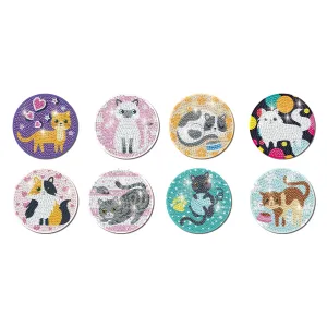 Poppy Crafts Diamond Coaster Kit #16 - Soft Kitty