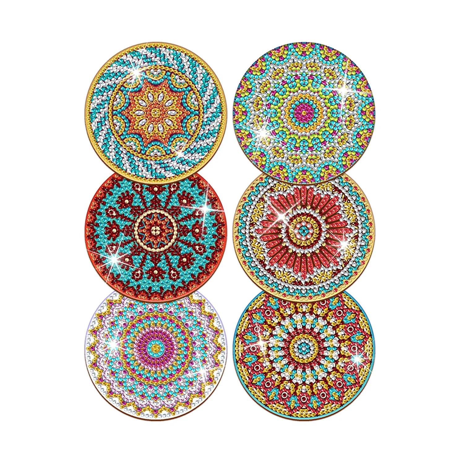 Poppy Crafts Diamond Coaster Kit #2 - Mandala #6