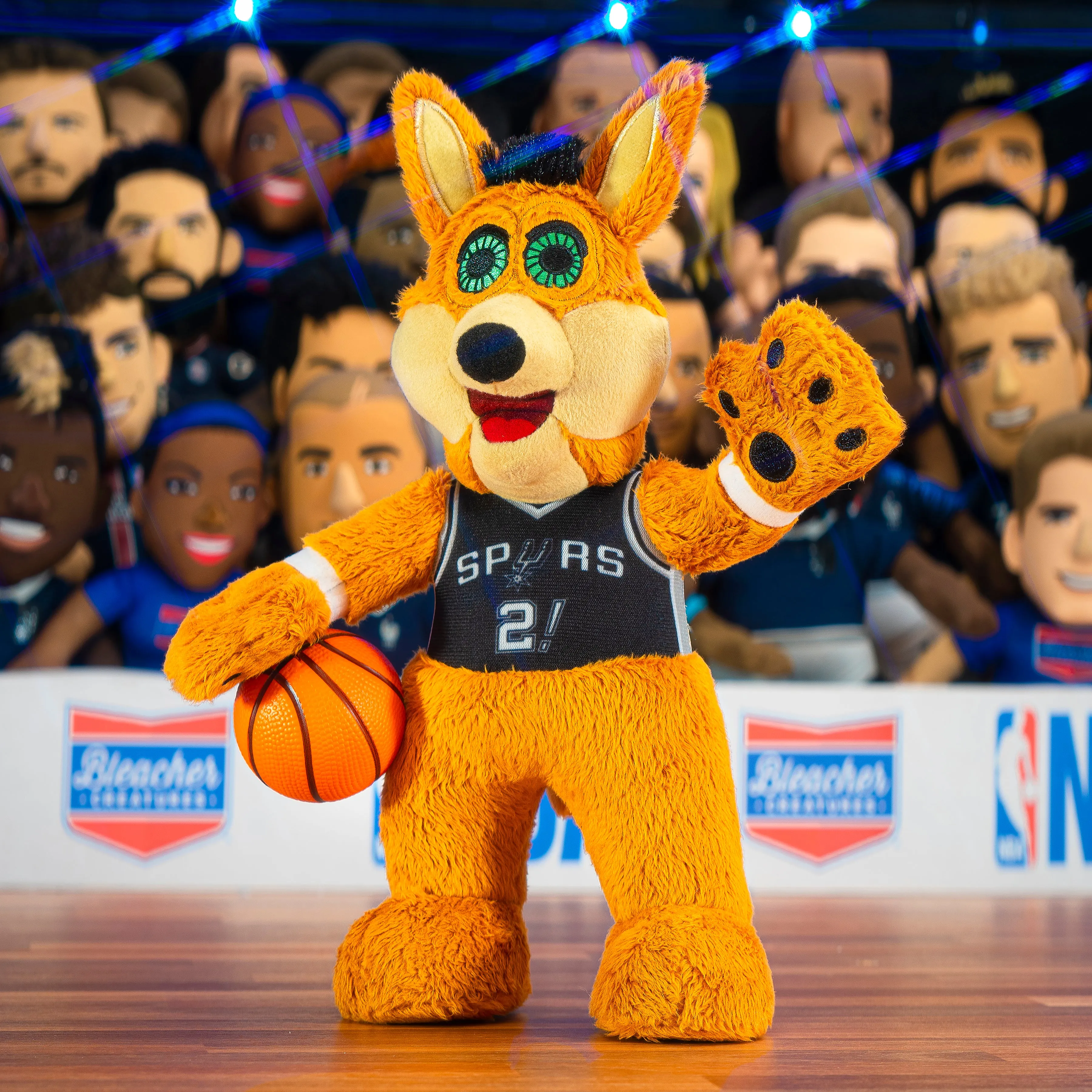San Antonio Spurs Coyote 10" Mascot Plush Figure (Icon Uniform)