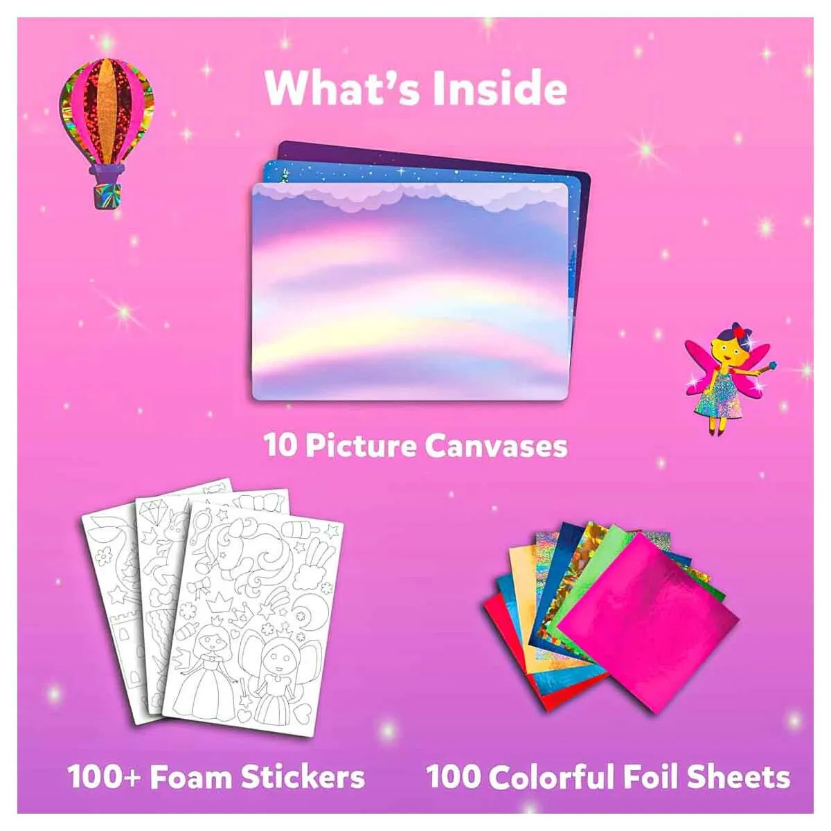 Skillmatics Foil Fun: Unicorns & Princesses Set