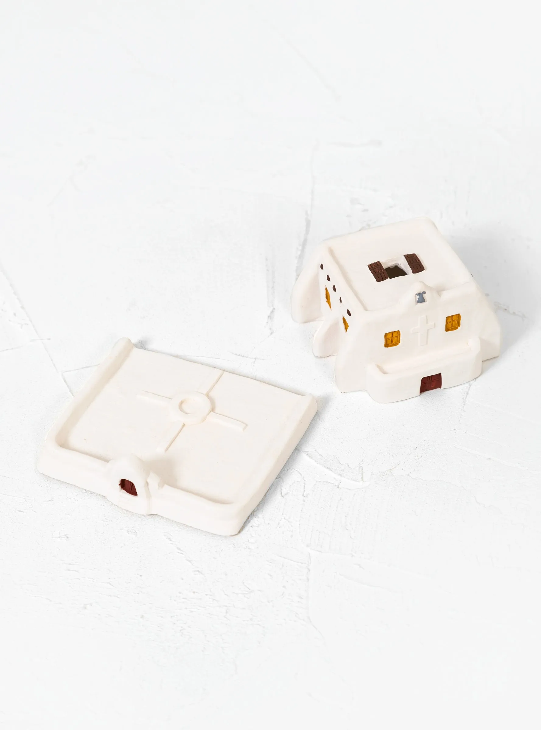 Southwest Church Incense Burner White