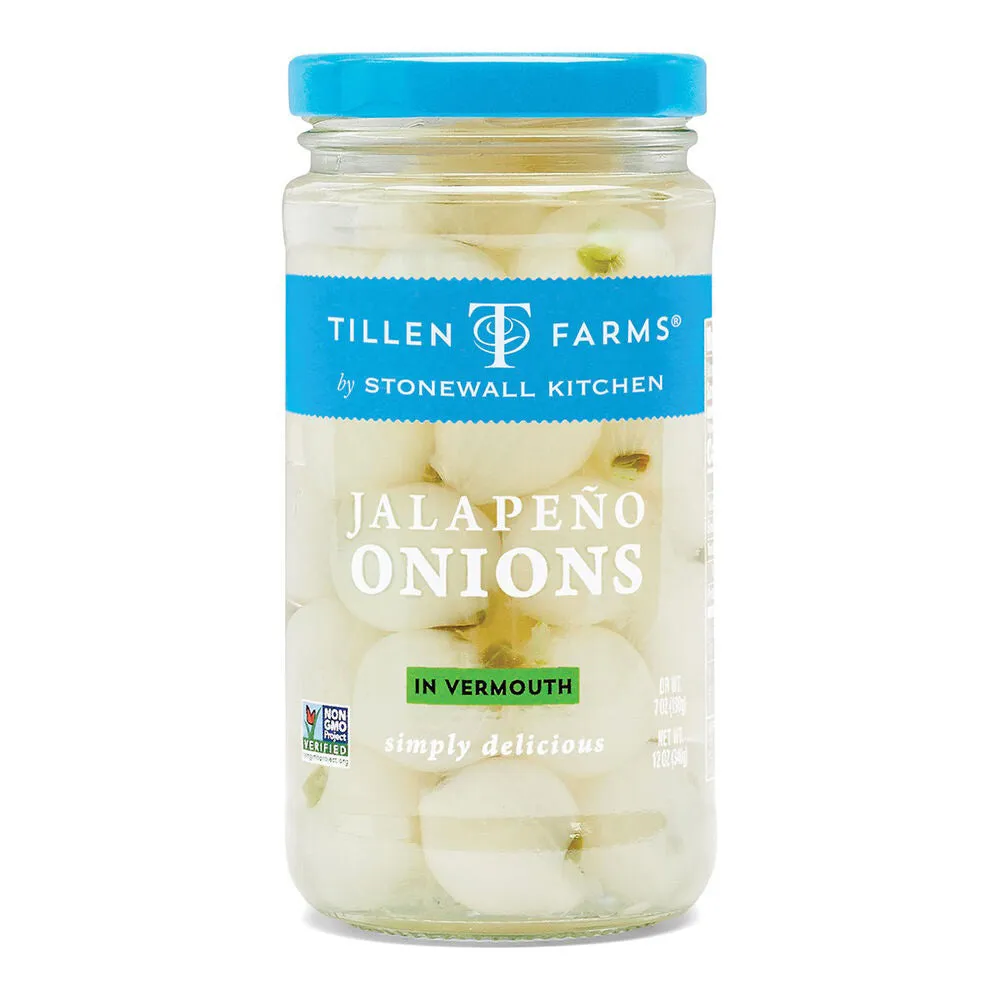 STONEWALL KITCHEN-TF JALAPENO ONIONS IN VERMOUTH