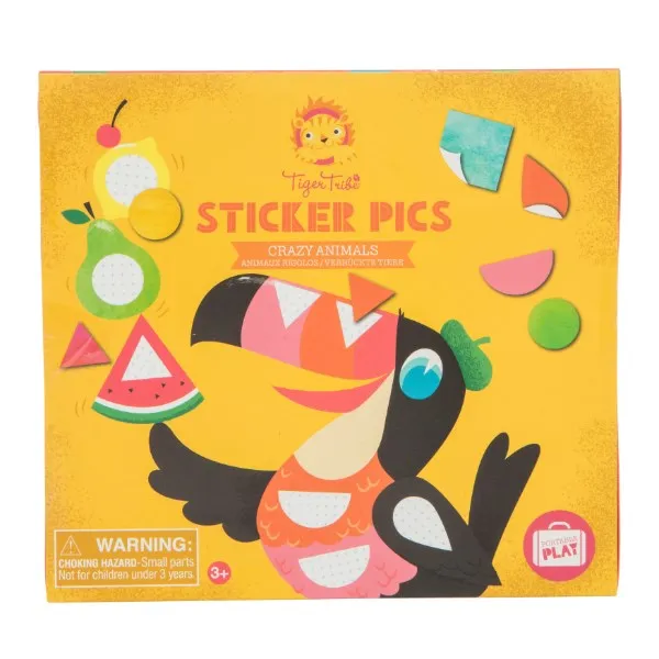 Tiger Tribe TT6-0307 Sticker Pics Crazy Animals