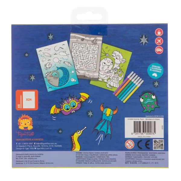 Tiger Tribe TT6-0309 Activity Pack Monsters & Alien