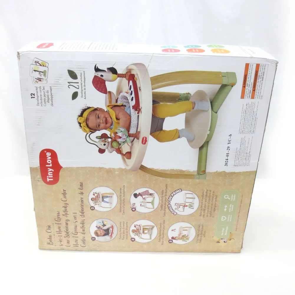 Tiny Love Boho Chic 5-in-1 Here I Grow Stationary Activity Center (87830) (Open Box)