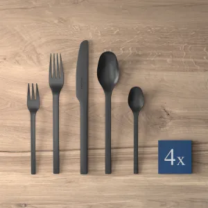 Villeroy and Boch Manufactu.Rock Cutlery set 20pcs