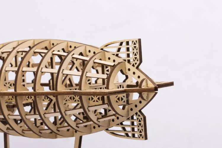 Vintage Air Vehicle Puzzle | Kidstoylover - Engaging DIY 3D Model