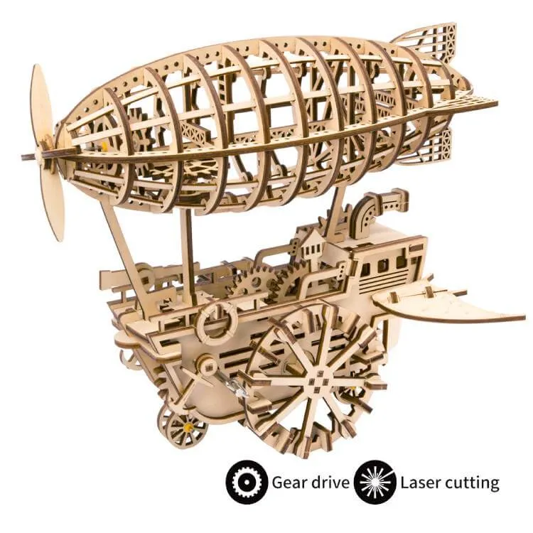 Vintage Air Vehicle Puzzle | Kidstoylover - Engaging DIY 3D Model