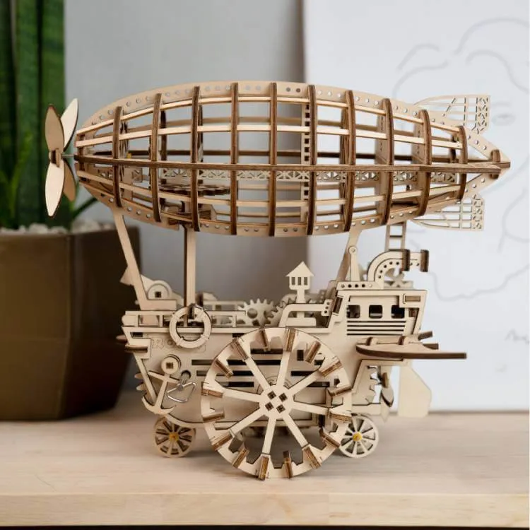 Vintage Air Vehicle Puzzle | Kidstoylover - Engaging DIY 3D Model