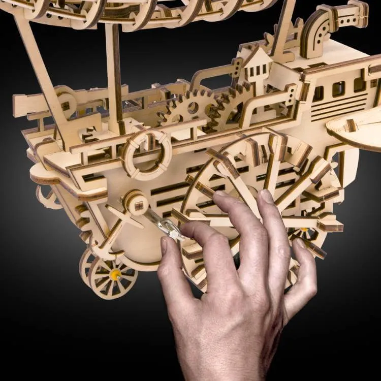 Vintage Air Vehicle Puzzle | Kidstoylover - Engaging DIY 3D Model